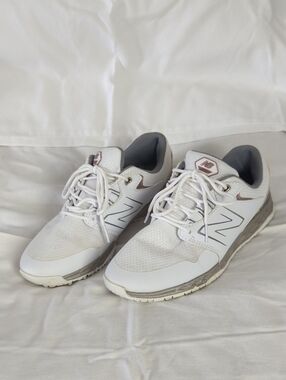 New Balance Fresh Foam LinksSL v2 Golf Shoes White Rose Gold Women's 7